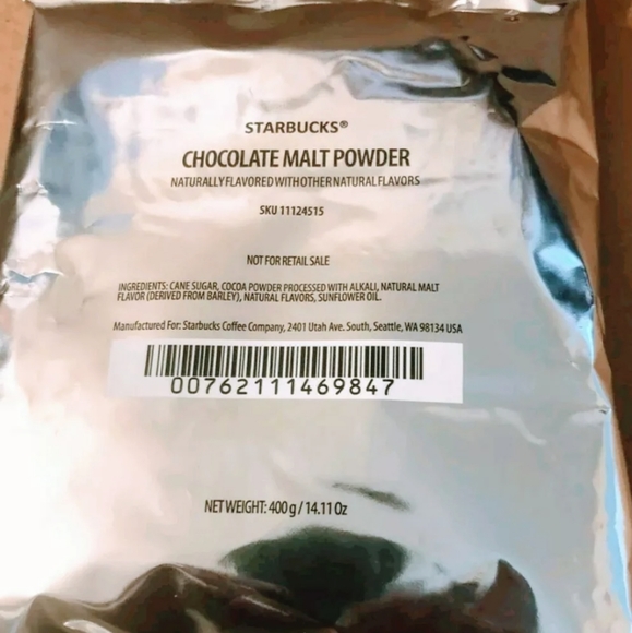 Starbucks Chocolate Malt Powder case